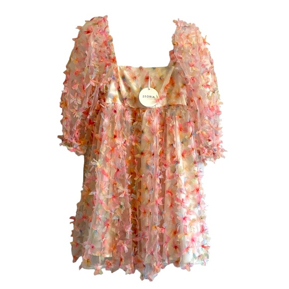 STORIA BABY DOLL DRESS NWT - Picture 2 of 10